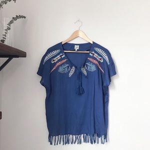 Hipanema embroidered top